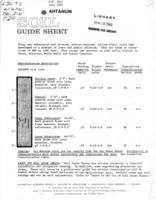 Soil guide sheet: Ahtanum