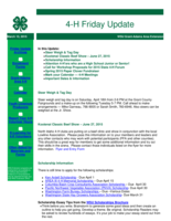 4-H Friday Update, March 13, 2015