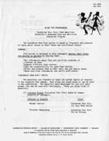 Guide for programmers: customize your diet--teen materials