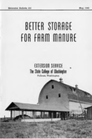 Better storage for farm manure