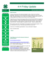 4-H Friday Update, May 31, 2013
