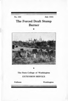 The forced draft stump burner