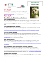 CloverGram, July 21, 2017