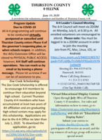 Thurston County 4-H LINK, June 19, 2020