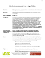 Life Cycle Assessments Over a Cup of Coffee