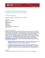 RCM News, December 2011