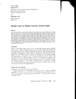 Ultimate Loads for Shallow Funicular Concrete Shells