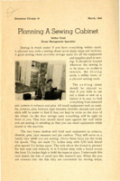 Planning a sewing cabinet