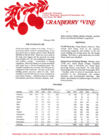 Cranberry Vine, February 1996