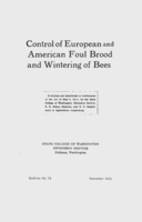 Control of European and American foul brood and wintering of bees