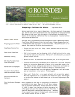 Grounded Newsletter, November 2016