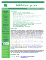 4-H Friday Update, February 8, 2019