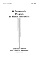 A community program in home economics