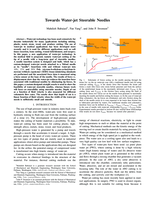 Towards Water-jet Steerable Needles
