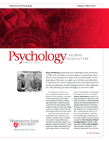 Psychology Alumni Newsletter, Spring 2010