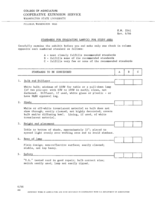 Standards for evaluating lamp(s) for study area
