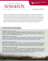 WSU Vancouver Academic Affairs Research Newsletter, Spring 2014