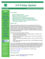 4-H Friday Update, January 10, 2020