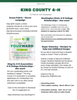 King County 4-H, February 2020