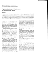 Population Monitoring of Phacelia verna: A Federal Candidate Species