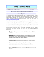 Shore Stewards News, July 2005