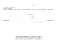 Insects affecting red clover and white clover seed production