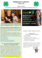 Thurston County 4-H LINK, April 26, 2019