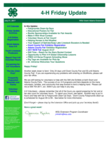 4-H Friday Update, July 21, 2017