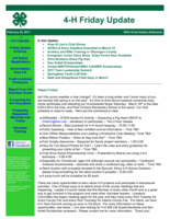 4-H Friday Update, February 24, 2017