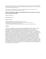 Effects of unsaturation and different ring-opening methods on the properties of vegetable oil-based polyurethane coatings