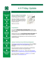 4-H Friday Update, December 2, 2011