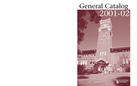 College catalog, 2001