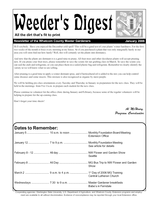 Weeder's Digest, January 2006