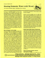 Heating domestic water with wood