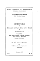 Directory of breeders of pure-bred live stock in Washington