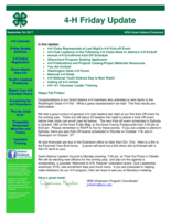 4-H Friday Update, September 29, 2017