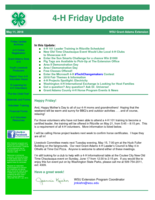 4-H Friday Update, May 11, 2018