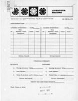 Livestock record