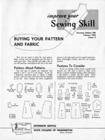 Buying your pattern and fabric