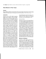 Wave Behavior in Plant Tissue