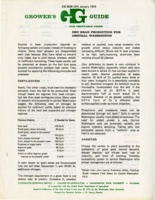 Dry bean production for central Washington (1979)