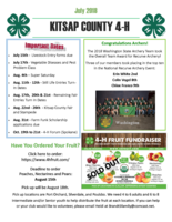 Kitsap County 4-H Newsletter, July 2018