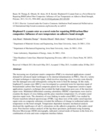 Bisphenol E cyanate ester as a novel resin for repairing BMI/carbon fiber composites: Influence of cure temperature on adhesive bond strength