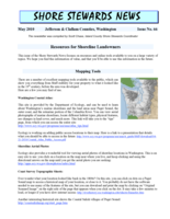 Shore Stewards News, Jefferson and Clallam Counties, WA, Issue 66
