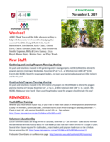 CloverGram, November 1, 2019