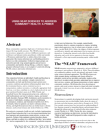 Using NEAR sciences to address community health : a primer