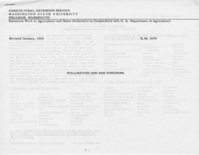 Pollination and bee poisoning