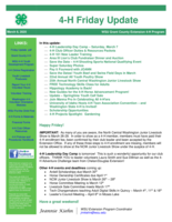 4-H Friday Update, March 6, 2020