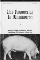 Hog production in Washington