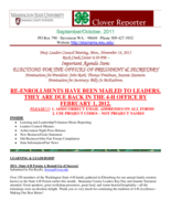 Clover Reporter, September/October 2011